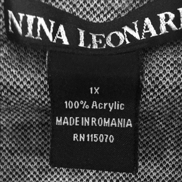 🎉🍾HOST PICK🎉N Leonard black/white open jacket - Picture 5 of 8